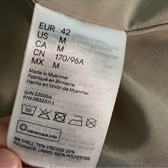 Sage green H&M oversized blazer - Picture 4 of 6